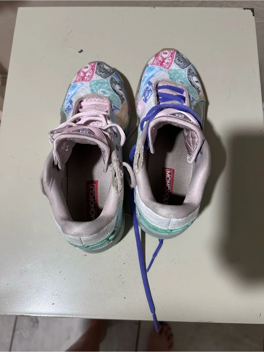 Kids Nike Monopoly sneakers GUC y4.5